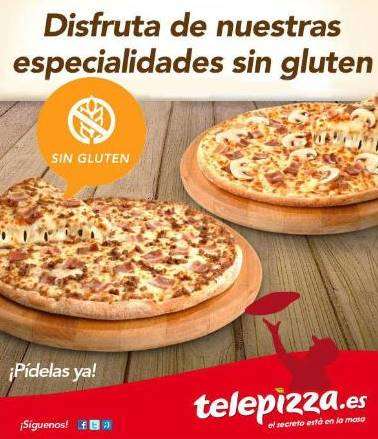 pizzas sin gluten