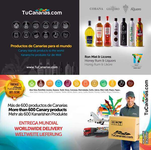 TuCanarias.com es el portal líder de venta de productos canarios online, con una oferta de 600 productos de las Islas Canarias