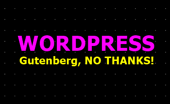 disable gutenberg