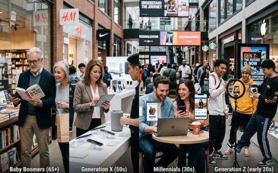 Imagen que muesrta los diferentes perfiles de consumidores actuales de acuerdo a las bases de marketing más recientes en 2026