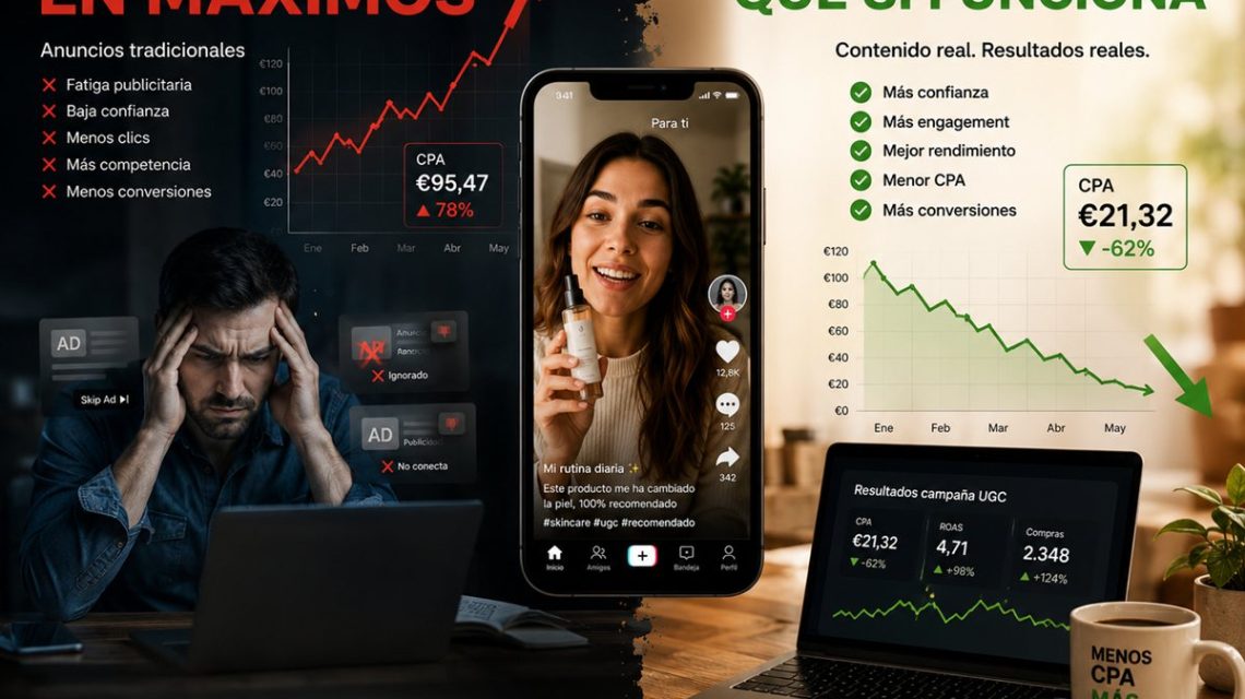 ugc | SOCIALetic el UGC es la única palanca que las marcas pueden mover de forma autónoma para reducir su CPA de forma estructural y sostenida